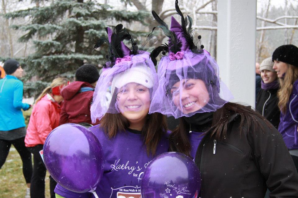 purple hats