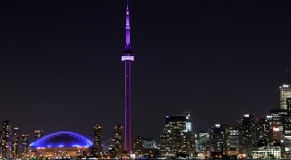 CN Tower Purple